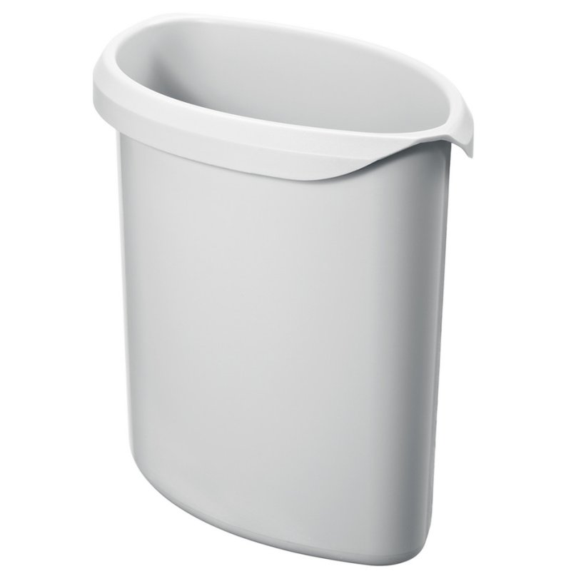 HAN bac de déchet intérieur, gris clair, 2 litres, 5 pièces