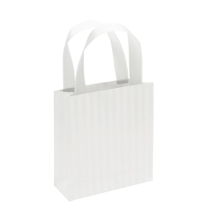 Clairefontaine sac cadeau premium, blanc, mini format, 120×45×135 mm