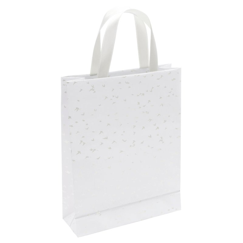 Clairefontaine sac cadeau premium, blanc, mini format, 120×45×135 mm