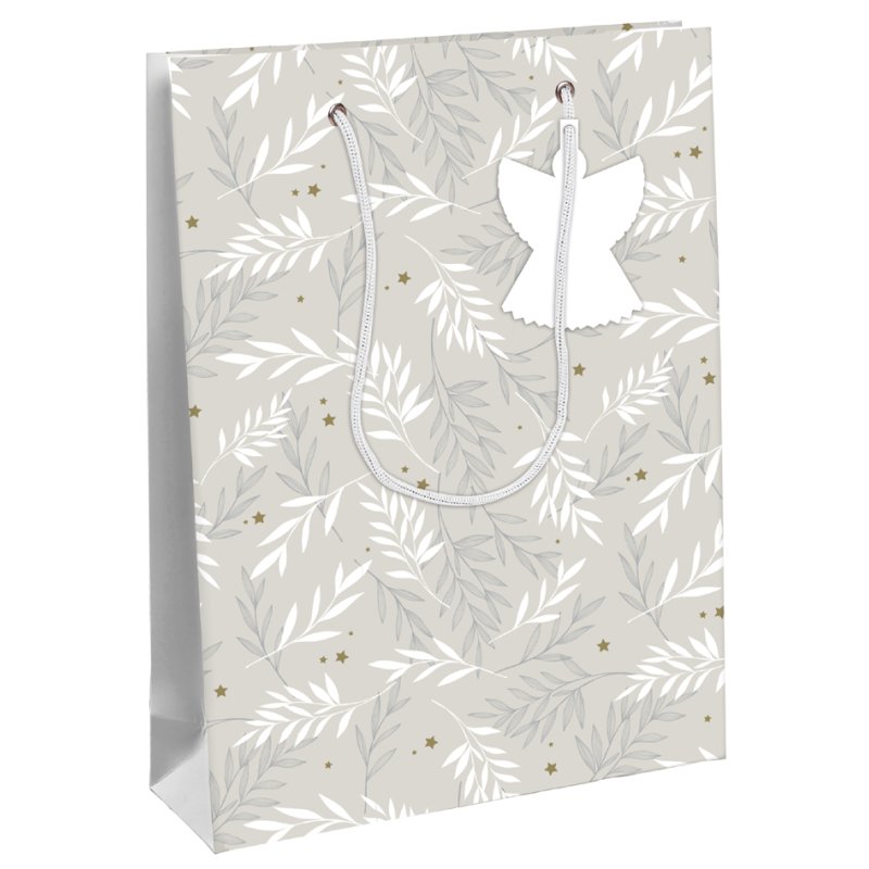 Clairefontaine kerstcadeauzakje naturel, klein, 215×102×253 mm