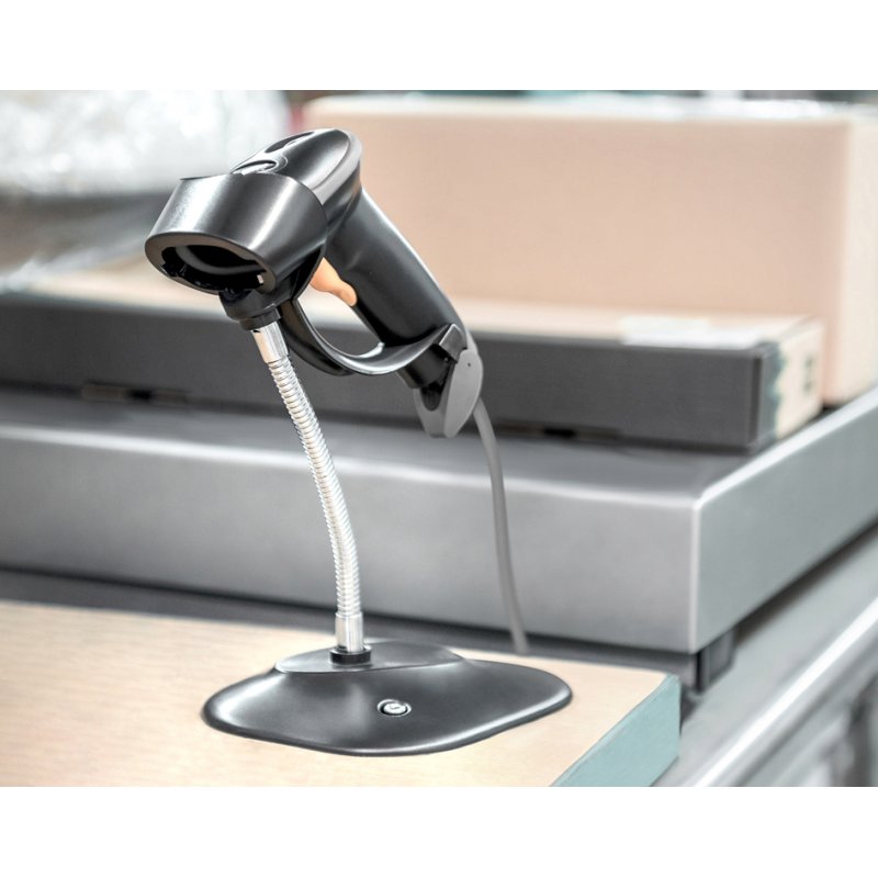 DIGITUS lecteur de codes-barres sans fil 2D, Bluetooth, 200 scans/minute