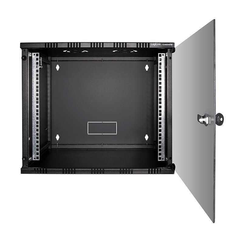 LogiLink Armoire murale professionnelle SOHO 19", 15 HE, gris RAL7035