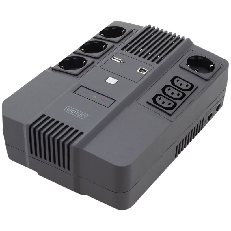 DIGITUS alimentation de secours tout-en-un, 800VA/480W, LED