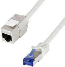 LogiLink Professional consolidatiepunt patchkabel Cat.6A, S/FTP, lichtgrijs, 10 m