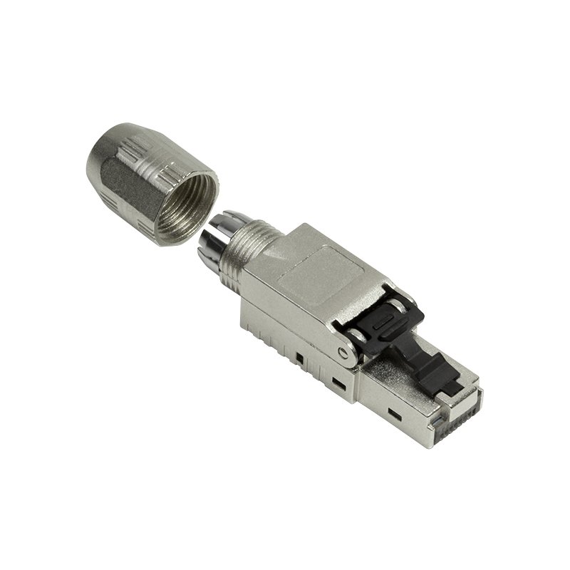 LogiLink Professional connecteur Cat.6A 10GbE, montage sur le terrain, câble rond 5-8,5 mm