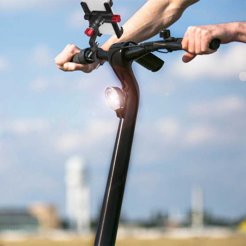 LogiLink support smartphone vélo, modèle droit, noir/rouge, rotation 360°