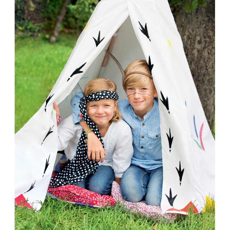 Marabu kindervingerstempels, 6 kleuren, 35 ml