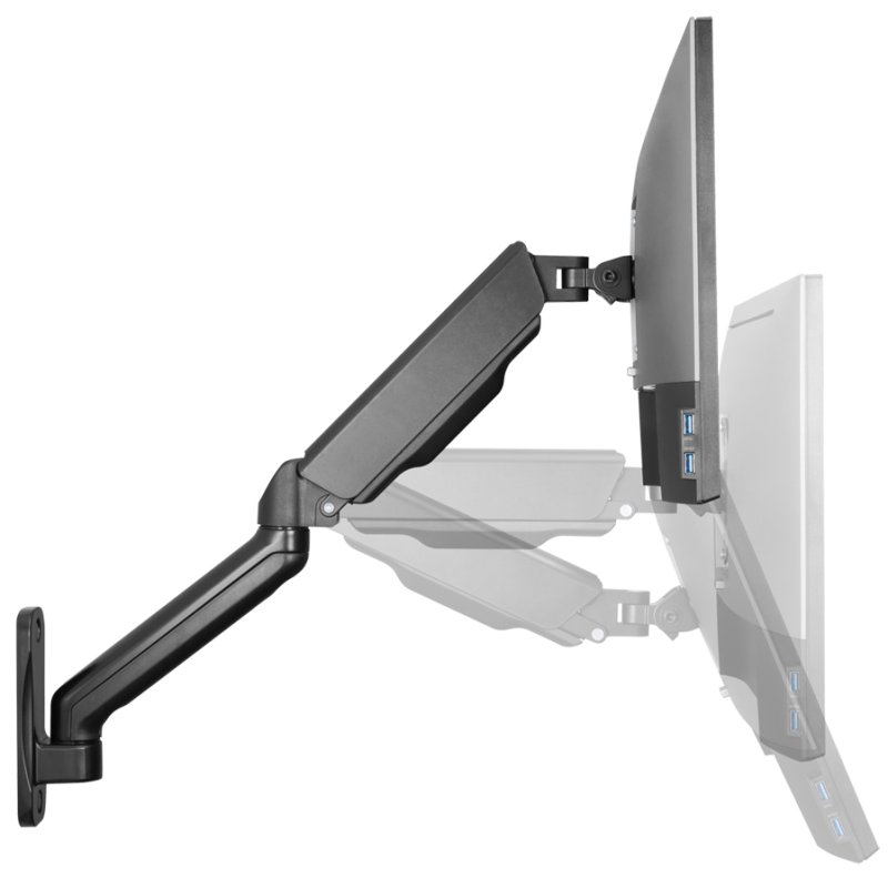 LogiLink monitorarm wandmontage, 17-32 inch, gasveer, zwart