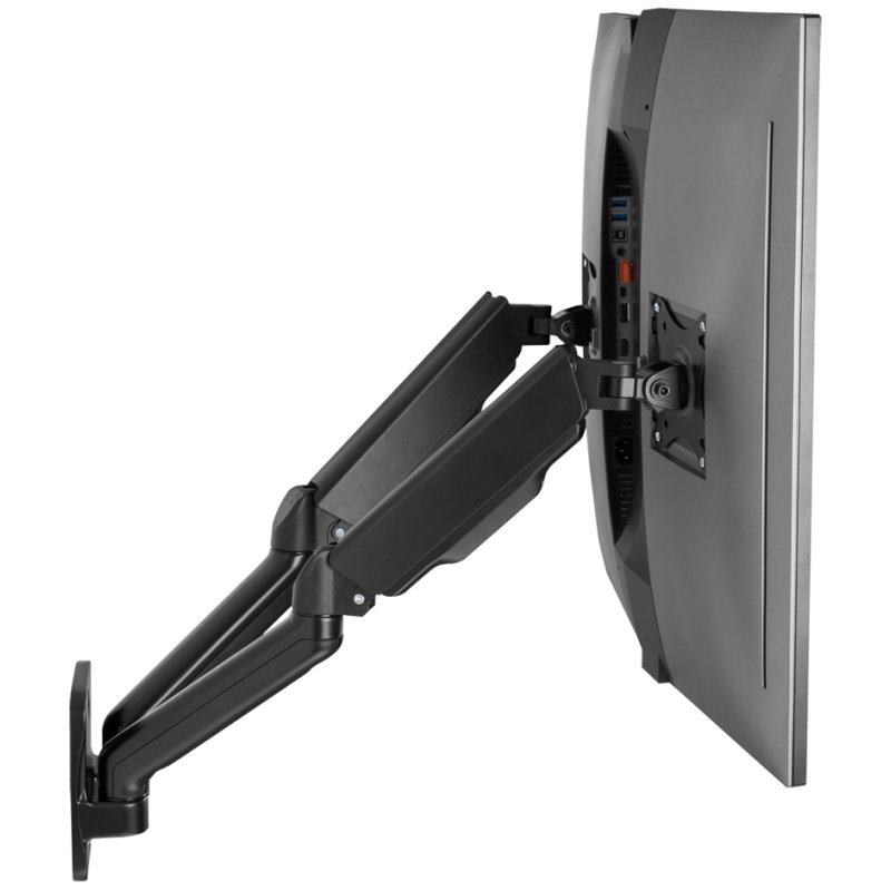 LogiLink dual monitor arm wall mount, 17-32 inch, black, 9 kg per arm