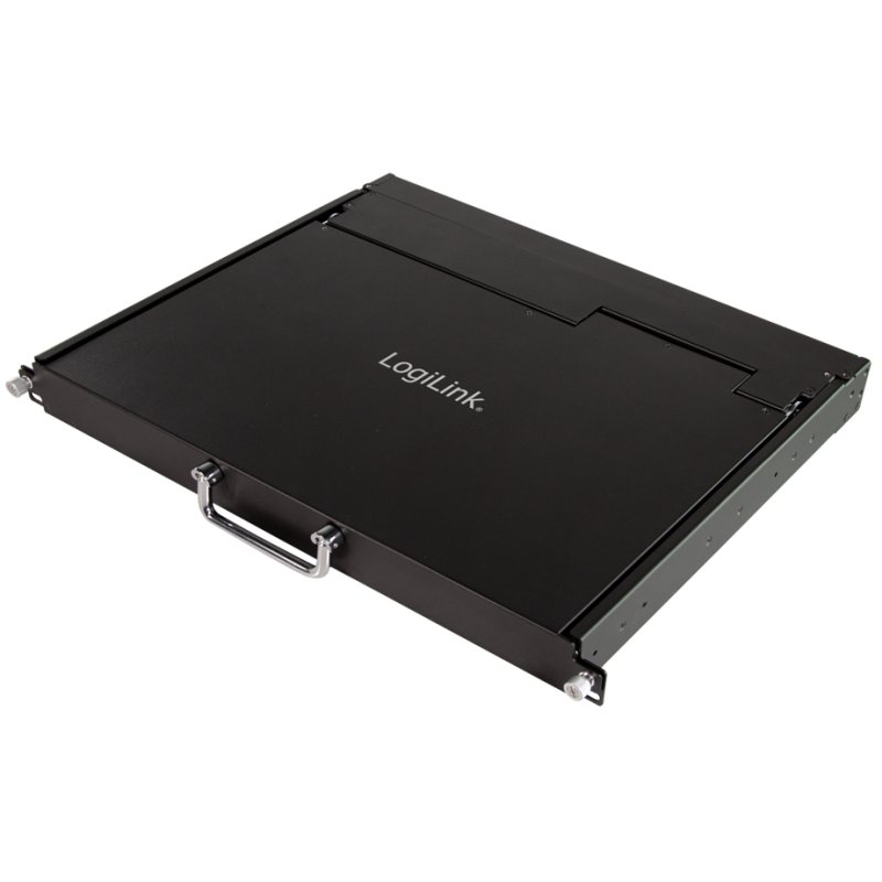 LogiLink Professional LCD KVM console, 17 inch, 1 port, black