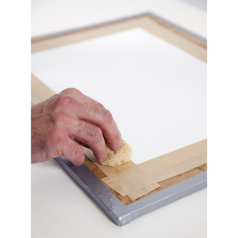 Clairefontaine ruban adhésif kraft décoratif, 200 m × 40 mm, blanc, 6 rouleaux