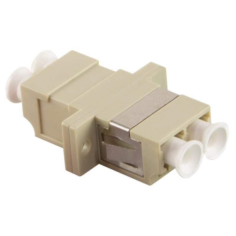 LogiLink Raccord fibre optique professionnel, 2× LC-duplex, multimode OM3, bleu aqua
