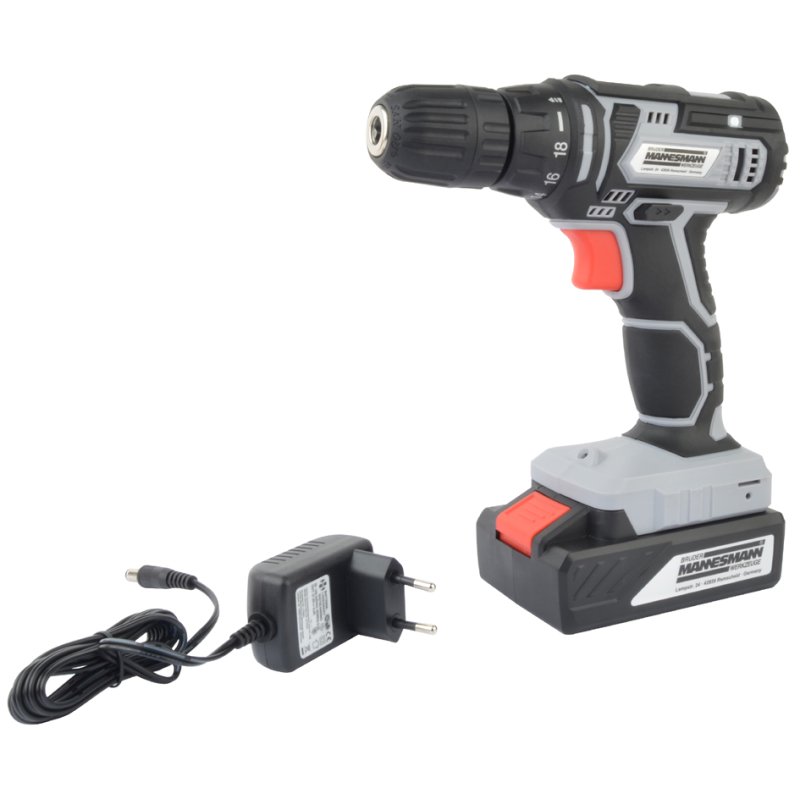 BRÜDER MANNESMANN perceuse-visseuse sans fil, 24V, lithium-ion 1,3 Ah, 0-650 tpm