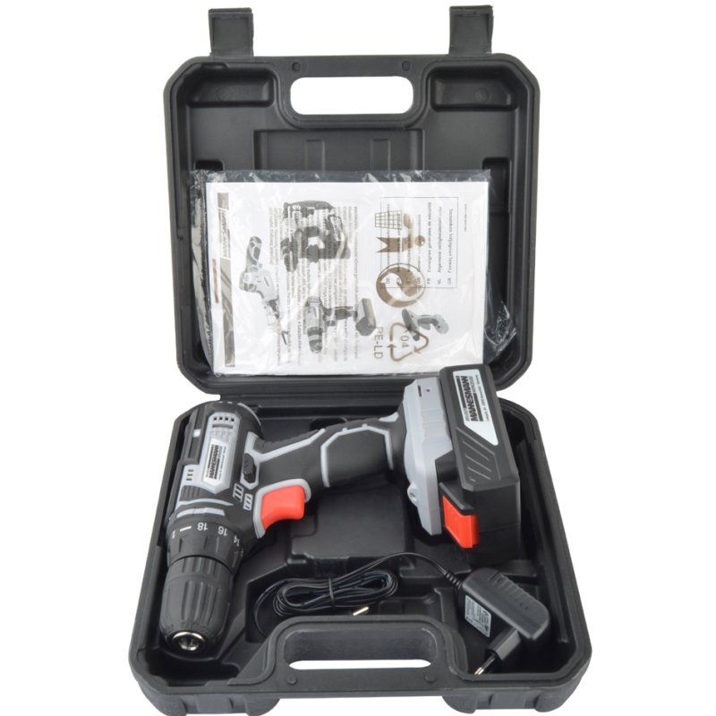 BRÜDER MANNESMANN perceuse-visseuse sans fil, 24V, lithium-ion 1,3 Ah, 0-650 tpm