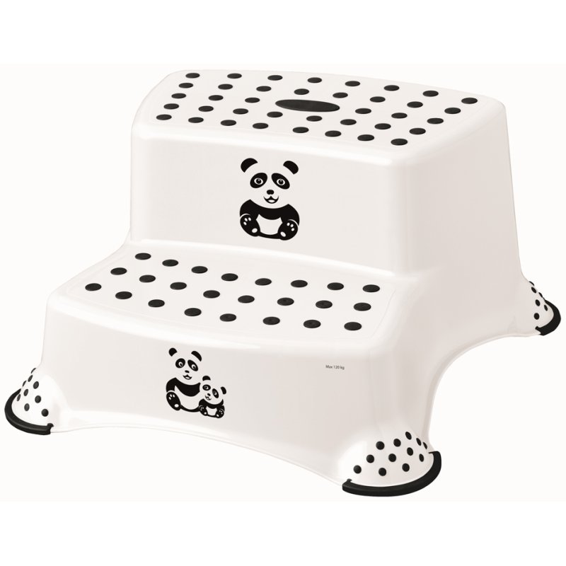 keeeper escabeau enfant Igor Panda, double, blanc, 370×400×210 mm
