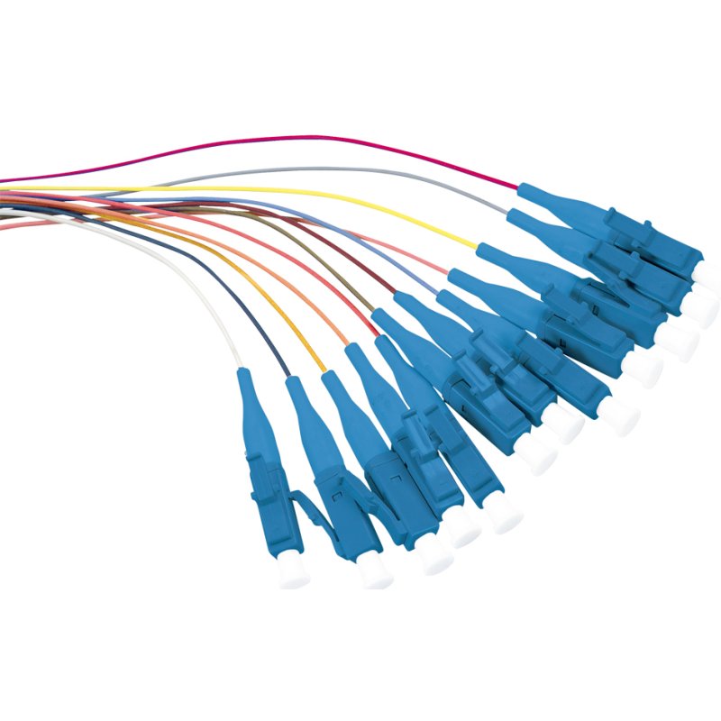 LogiLink Câble fibre optique professionnel, LC-simplex, OM4, 2,0 m