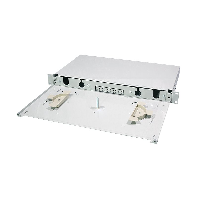 LogiLink Professional panneau de brassage 19 pouces éclairage, 24 ports, gris clair, 1 HE