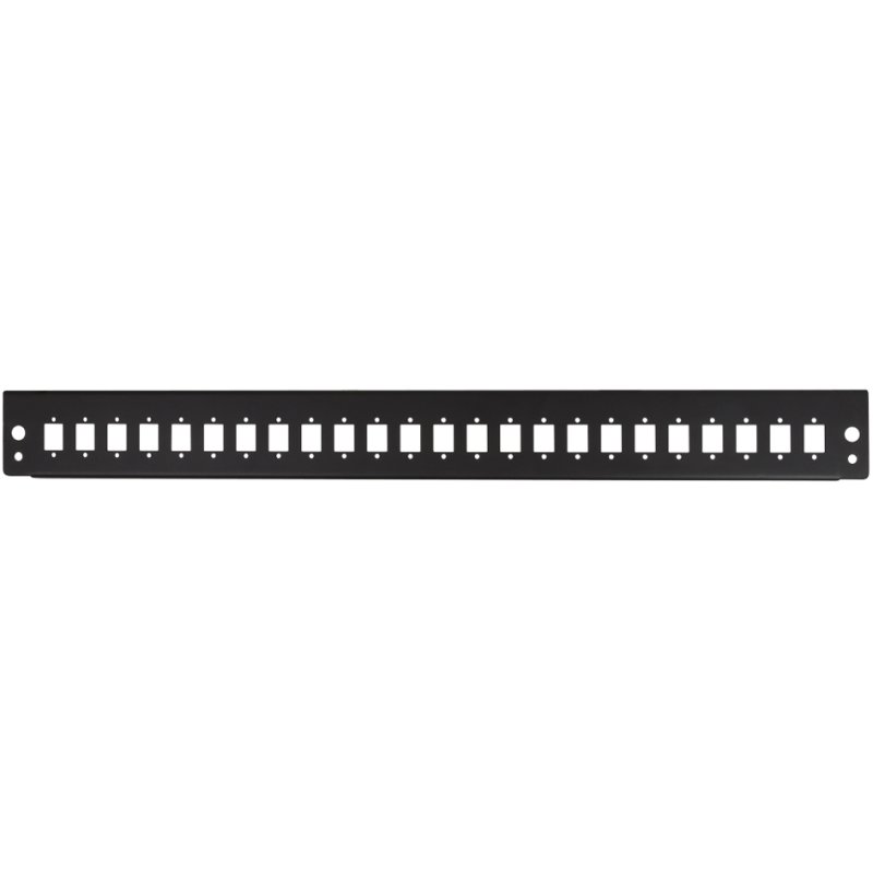 LogiLink Professional panneau de brassage 19 pouces éclairage, 24 ports, gris clair, 1 HE