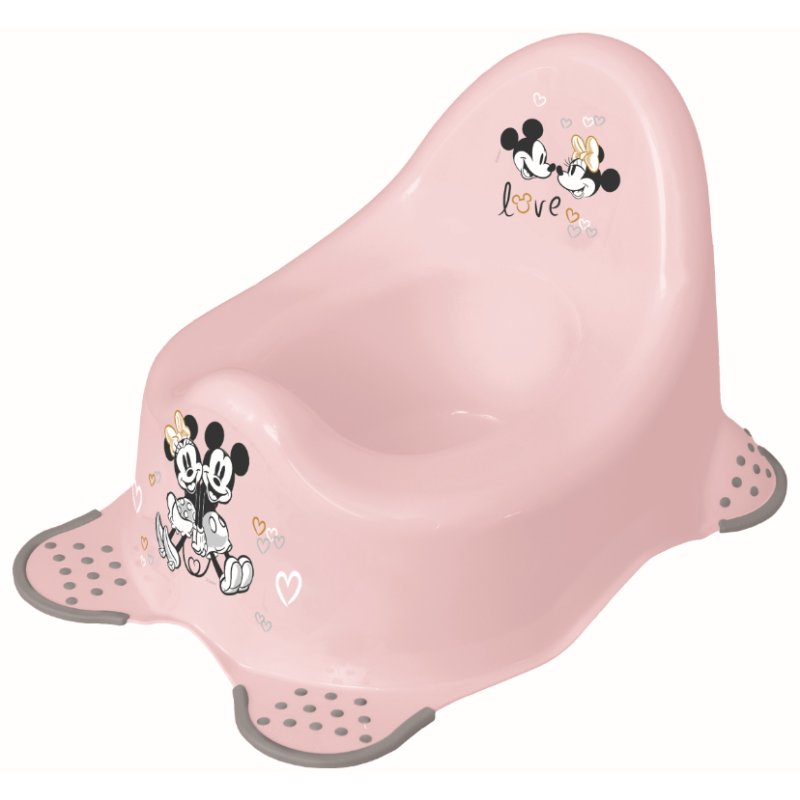keeeper gamelle bébé adam Minnie, rose nordique, pieds en caoutchouc, PP