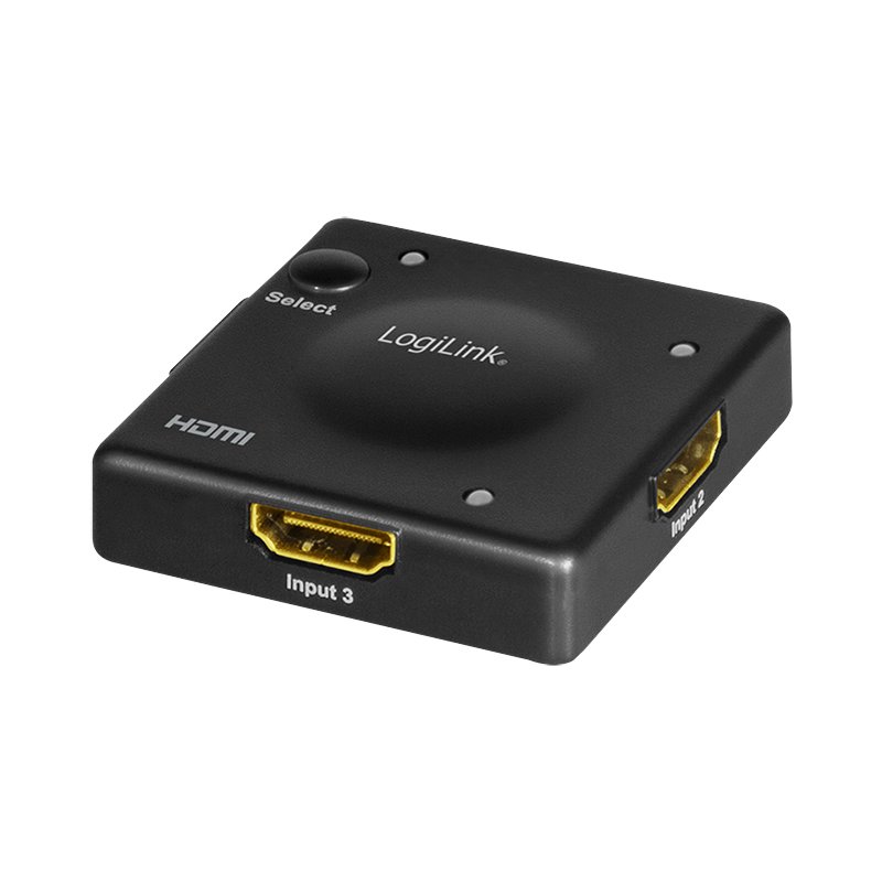 LogiLink Commutateur Full HD Mini HDMI, 3 ports, noir