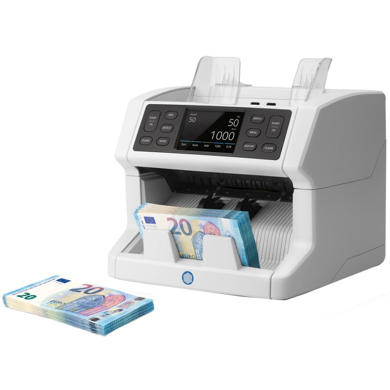 Safescan machine de comptage de billets 2865-S, gris, 1200 billets/minute