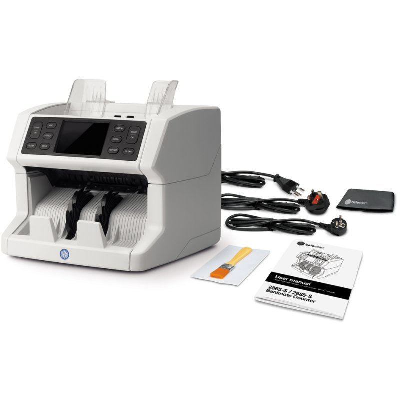 Safescan machine de comptage de billets 2865-S, gris, 1200 billets/minute