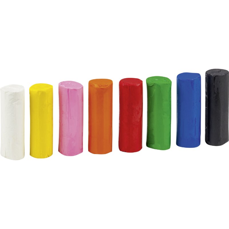 KNORR prandell pâte à modeler enfants, 8 couleurs, 700 g, seau