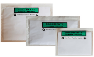 GPV documenthoezen papier, zelfklevend, 120×162 mm, 100 stuks