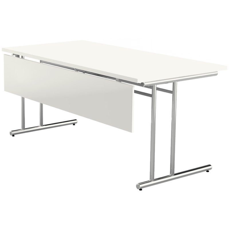 Kerkmann Écran de Bureau 3719, blanc, 1450×16×300 mm