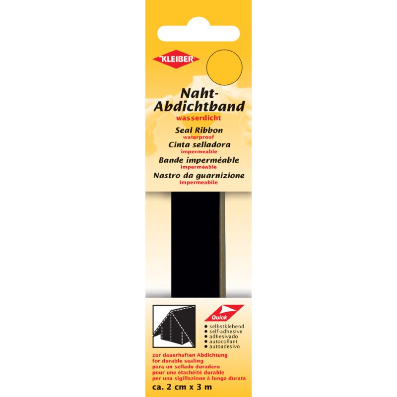 KLEIBER bande d'étanchéité pour joints, auto-adhésive, 20 mm × 3 m, blanc