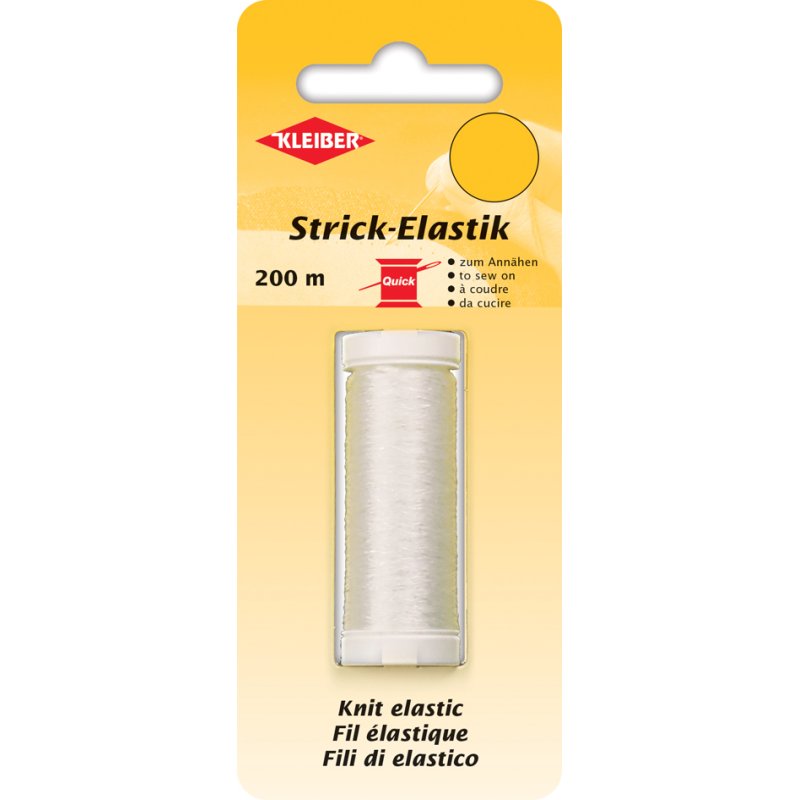 KLEIBER stretch knitting yarn, transparent, 200 metres