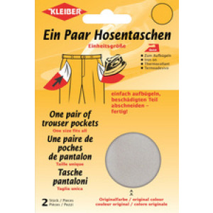 Snelle broekeninsteekzak, lichtgrijs