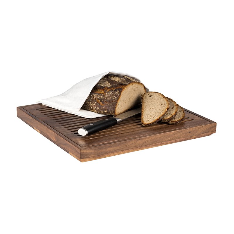 APS cutting board GN 2/3, walnut wood, 354×325×35 mm