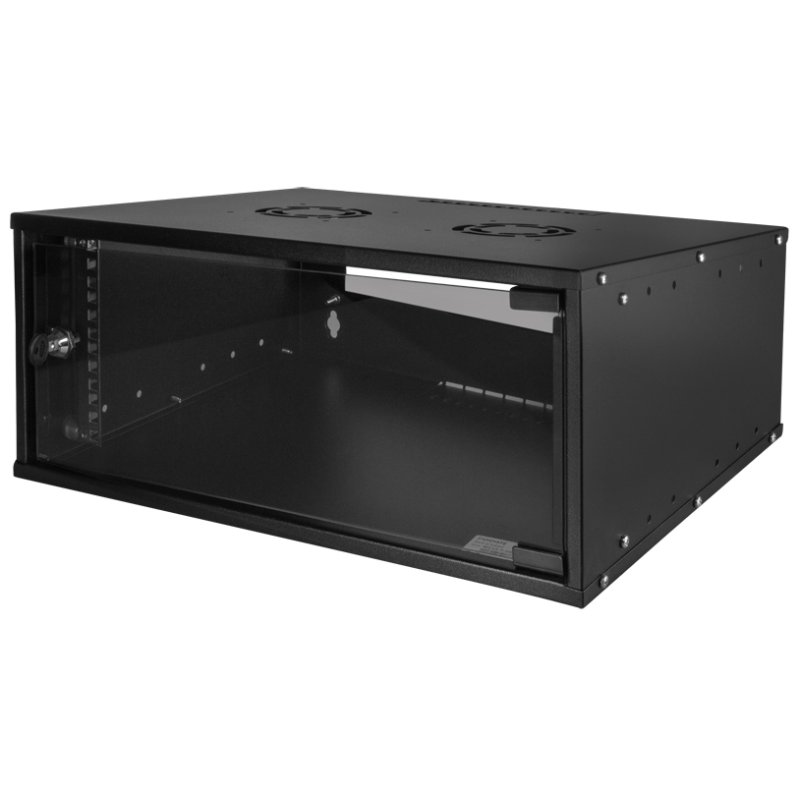 LogiLink Professional 19" baie de brassage ECO, 4 HE, montée, noir