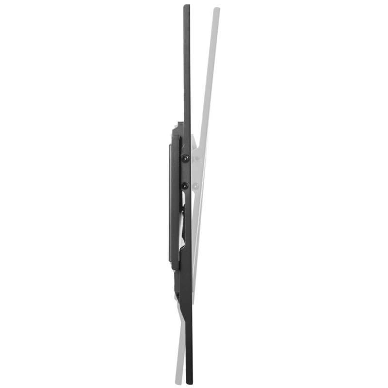 LogiLink TV wall mount, fixed, 55–90 inch, black steel, 50 kg