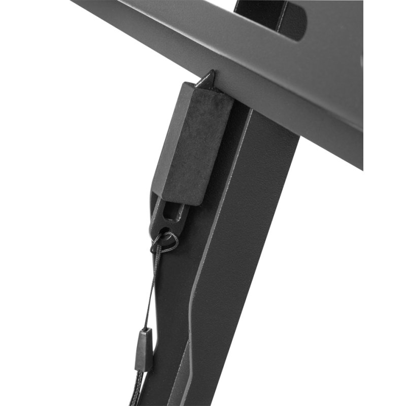 LogiLink TV wall mount, fixed, 55–90 inch, black steel, 50 kg