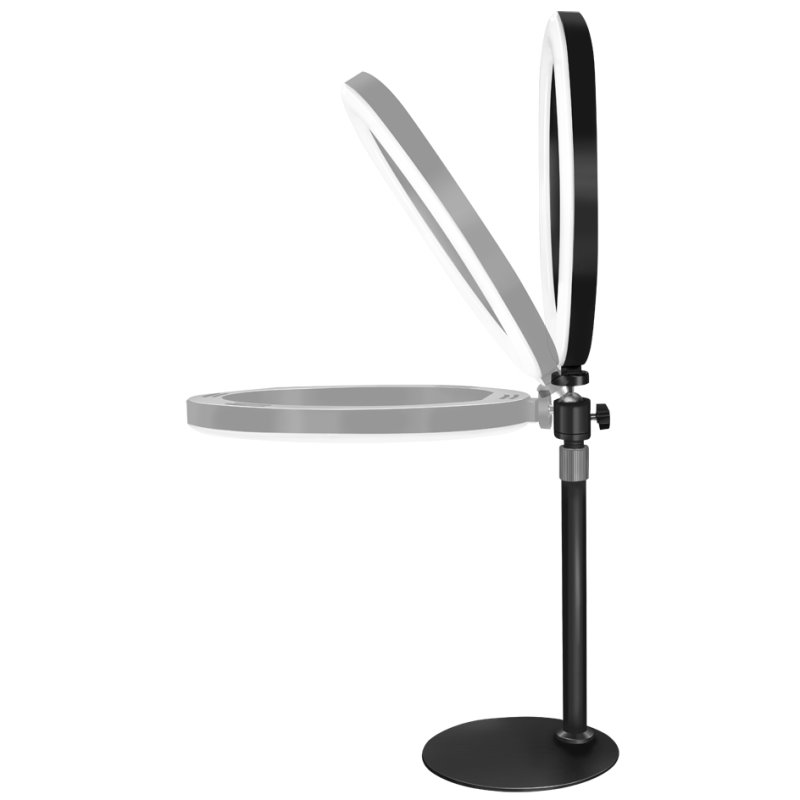 LogiLink anneau lumineux smartphone trépied, télécommande, 250 mm, 120 LEDs