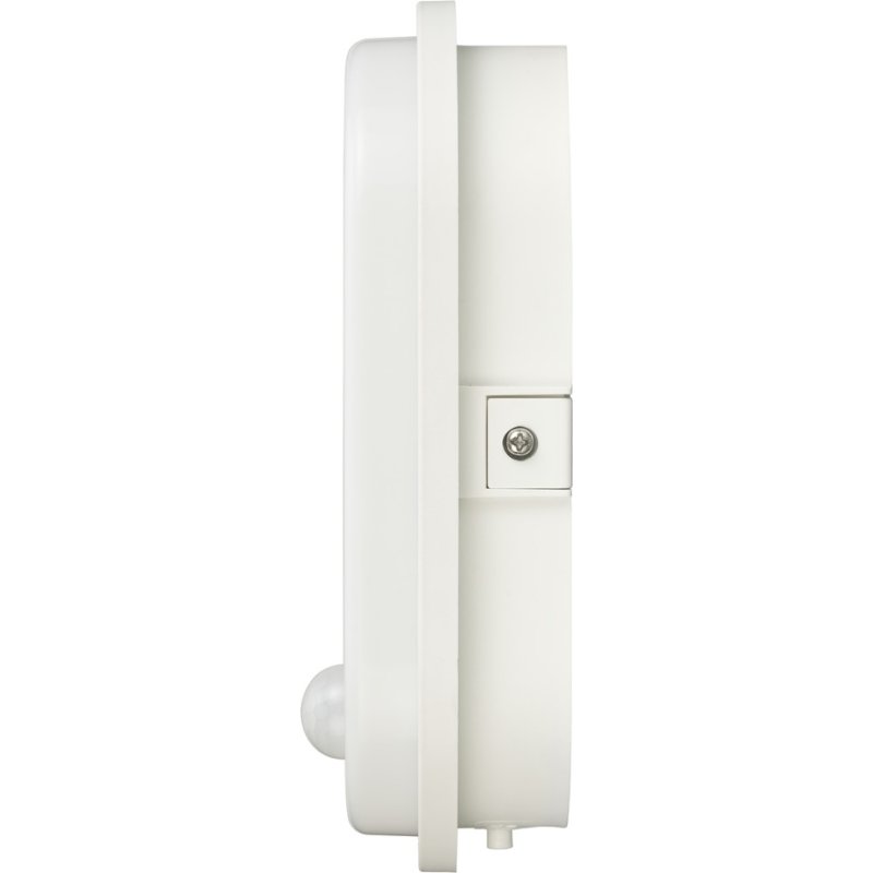 brennenstuhl Lampe LED extérieure ovale, détecteur de mouvement, blanc, IP54