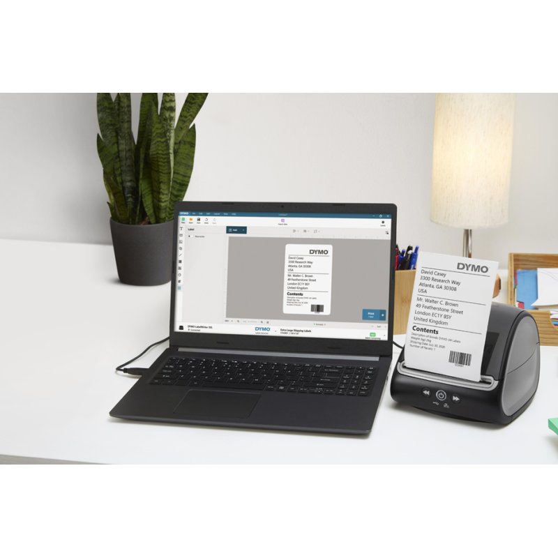 DYMO LabelWriter 5XL labelprinter, 300×300 dpi, USB/LAN, tot 53 etiketten/min