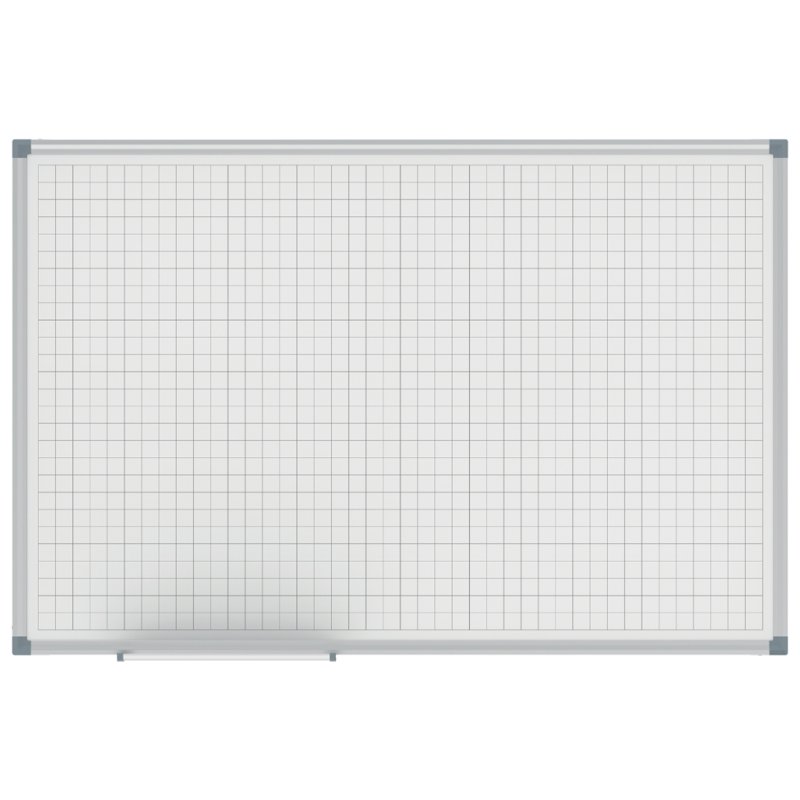 MAUL tableau blanc MAUL, magnétique effaçable, 1500×1000 mm, cadre argent