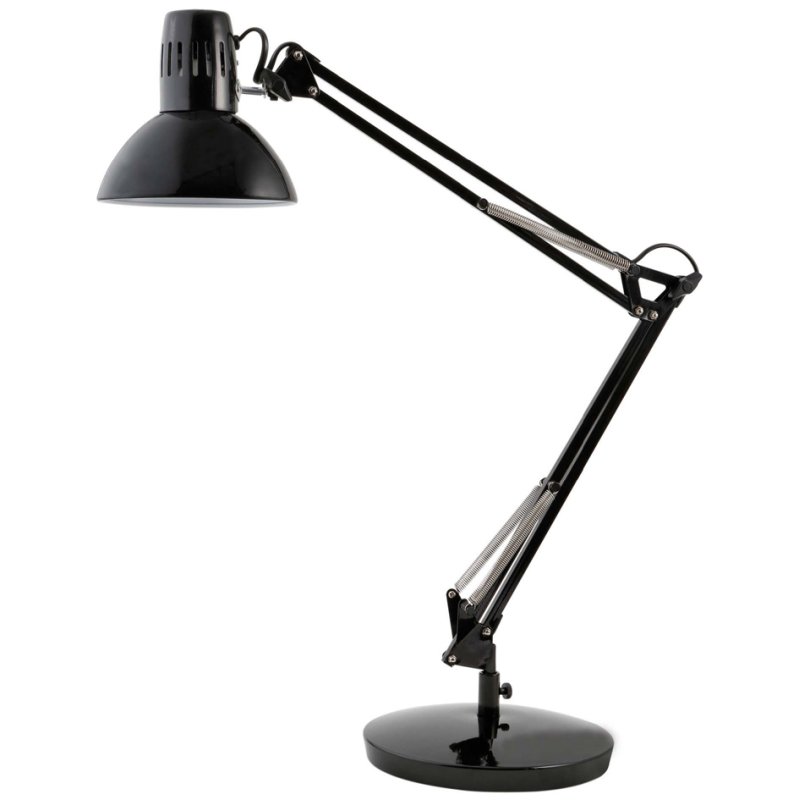 ALBA bureaulamp ARCHI, tafelklem en voet, zwart