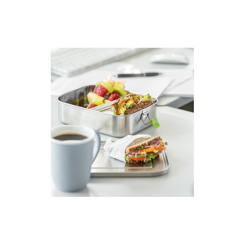 APS lunchbox Lunchbuddy M, roestvrij staal, 0,8 liter