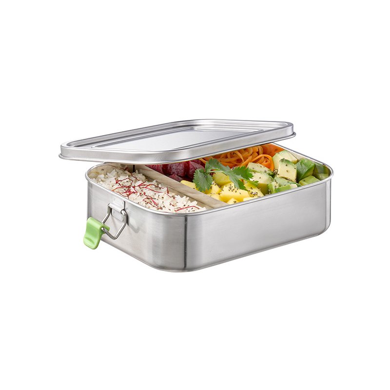 APS lunchbox Lunchbuddy M, roestvrij staal, 0,8 liter