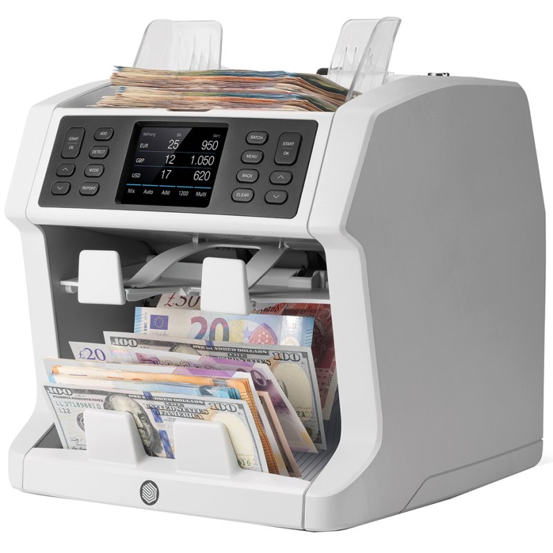 Safescan 2995-SX banknote counter, 7-fold counterfeit detection, grey