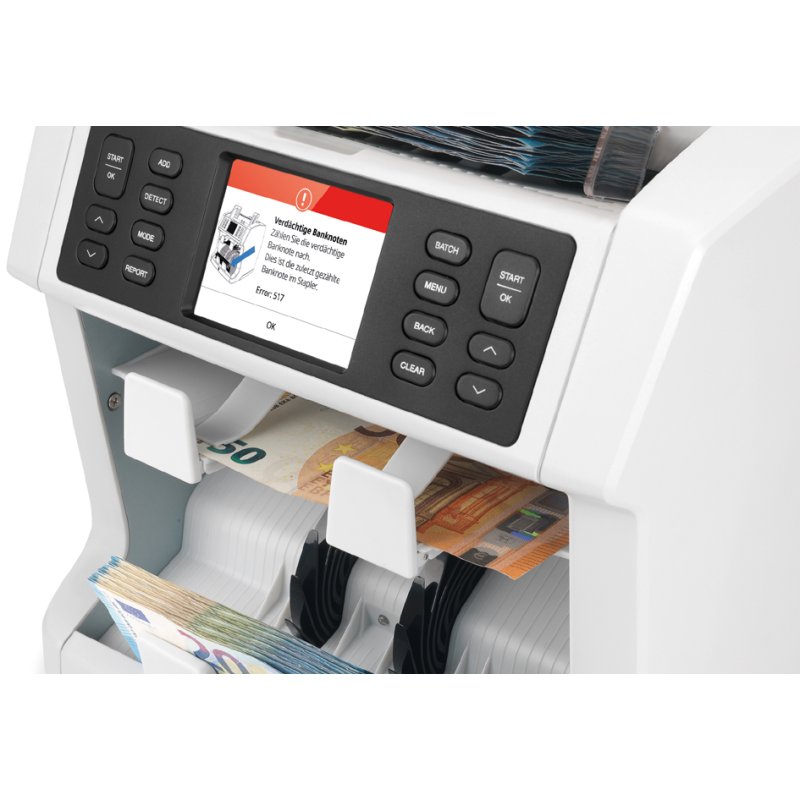 Safescan 2995-SX banknote counter, 7-fold counterfeit detection, grey