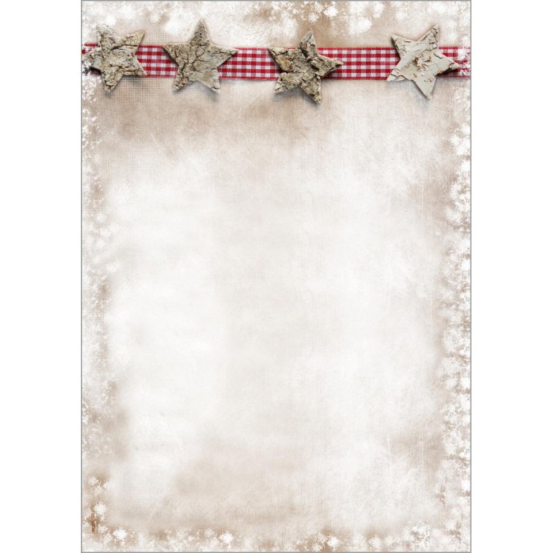 Sigel papier de design Noël Rustic White, A4, 90 g/m², 25 feuilles