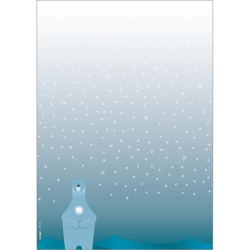 Sigel papier de design Noël Rustic White, A4, 90 g/m², 25 feuilles