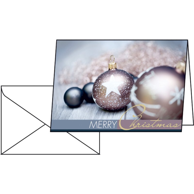 Sigel carte de vœux de Noël Exquisite, A6, papier glacé 220 g/m², 25 pièces