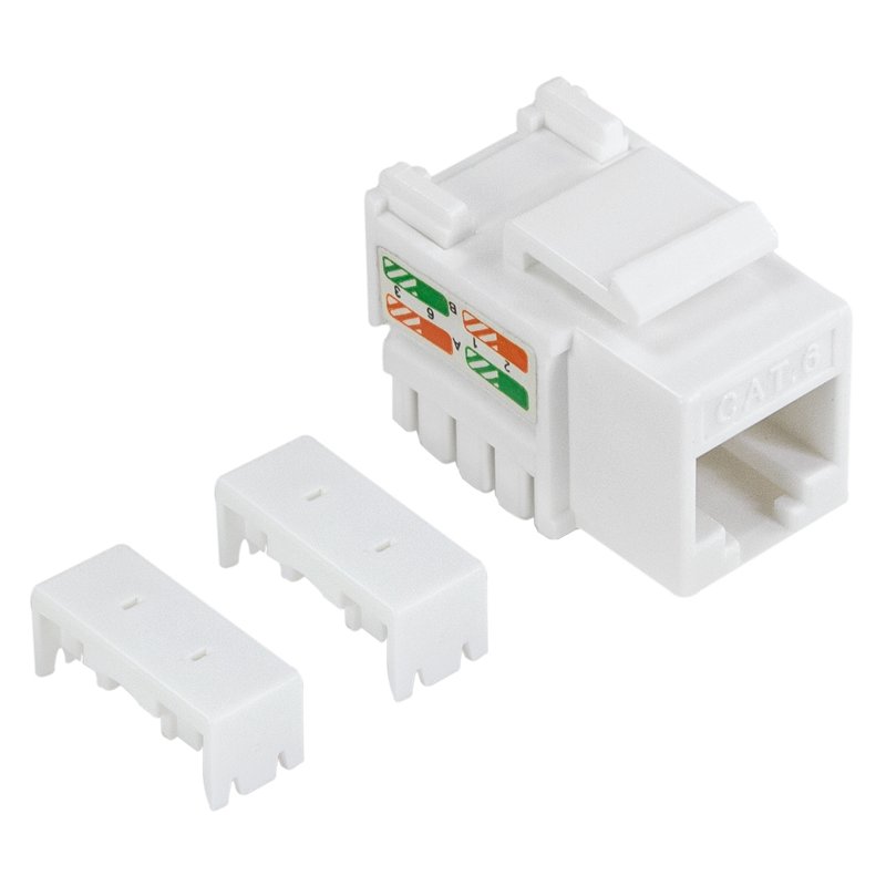 LoLi Keystone NK4056 module, unshielded, white, 10 pieces