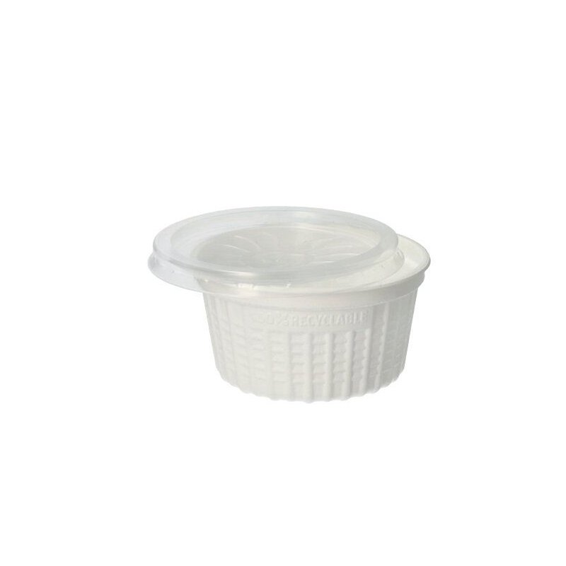 STARPAK couvercles pour bols à soupe à emporter, diamètre 115 mm, transparent, 25 pièces